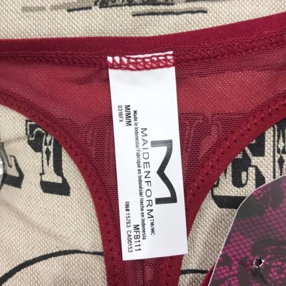 🛍2/$25🛍  Maidenform Extra Sexy Velvet Thong MFB111 - Picture 5 of 8